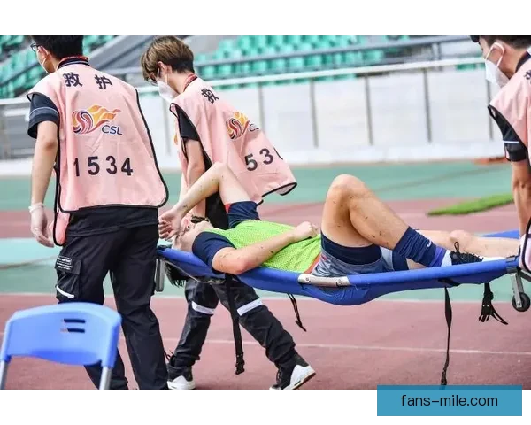 米利唐遭重伤痛苦倒地 被担架抬离赛场场面令人揪心